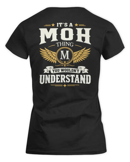 MOH KT06-M008 It’s a [NAME] Thing – You Wouldn’t Understand | Personalized Vintage T-Shirt - Women's Standard T-Shirt - Black