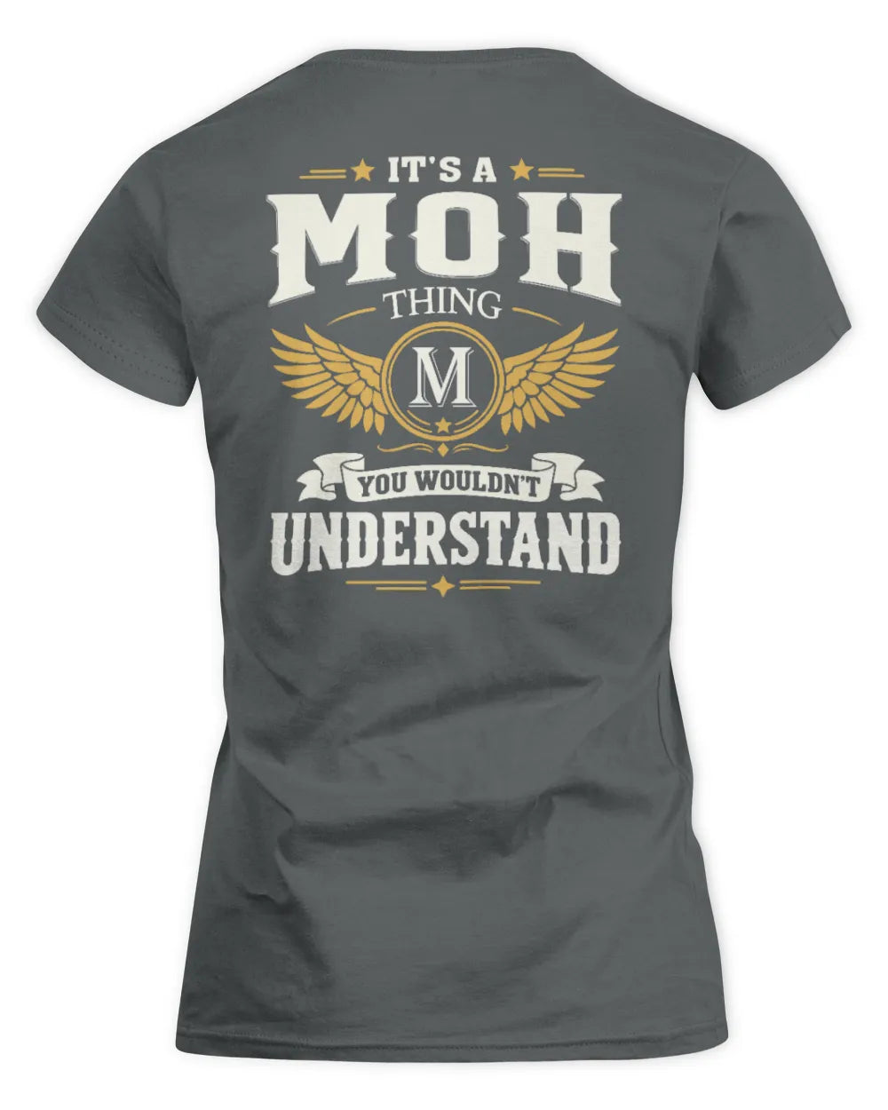 MOH KT06-M008 It’s a [NAME] Thing – You Wouldn’t Understand | Personalized Vintage T-Shirt - Women's Standard T-Shirt - Charcoal