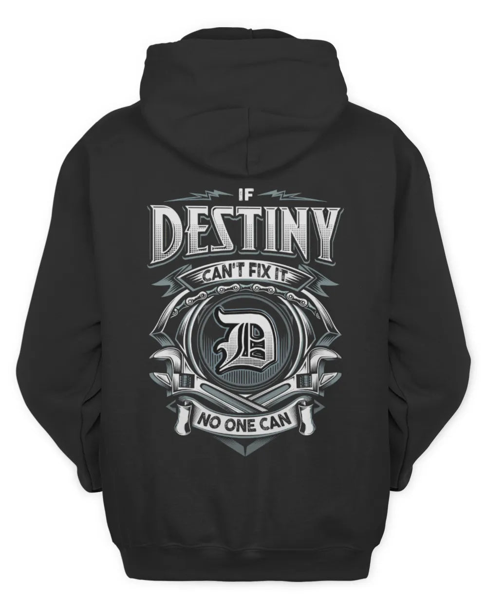 DESTINY AP81-K4-626 - Personalized Ahmed Quote Apparel “If Ahmed Can't Fix It, No One Can” - Unisex Hoodie - Black