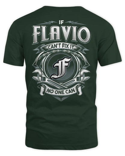 FLAVIO AP81-K4-626 - Personalized Ahmed Quote Apparel “If Ahmed Can't Fix It, No One Can” - Unisex Standard T-Shirt - Forest Green