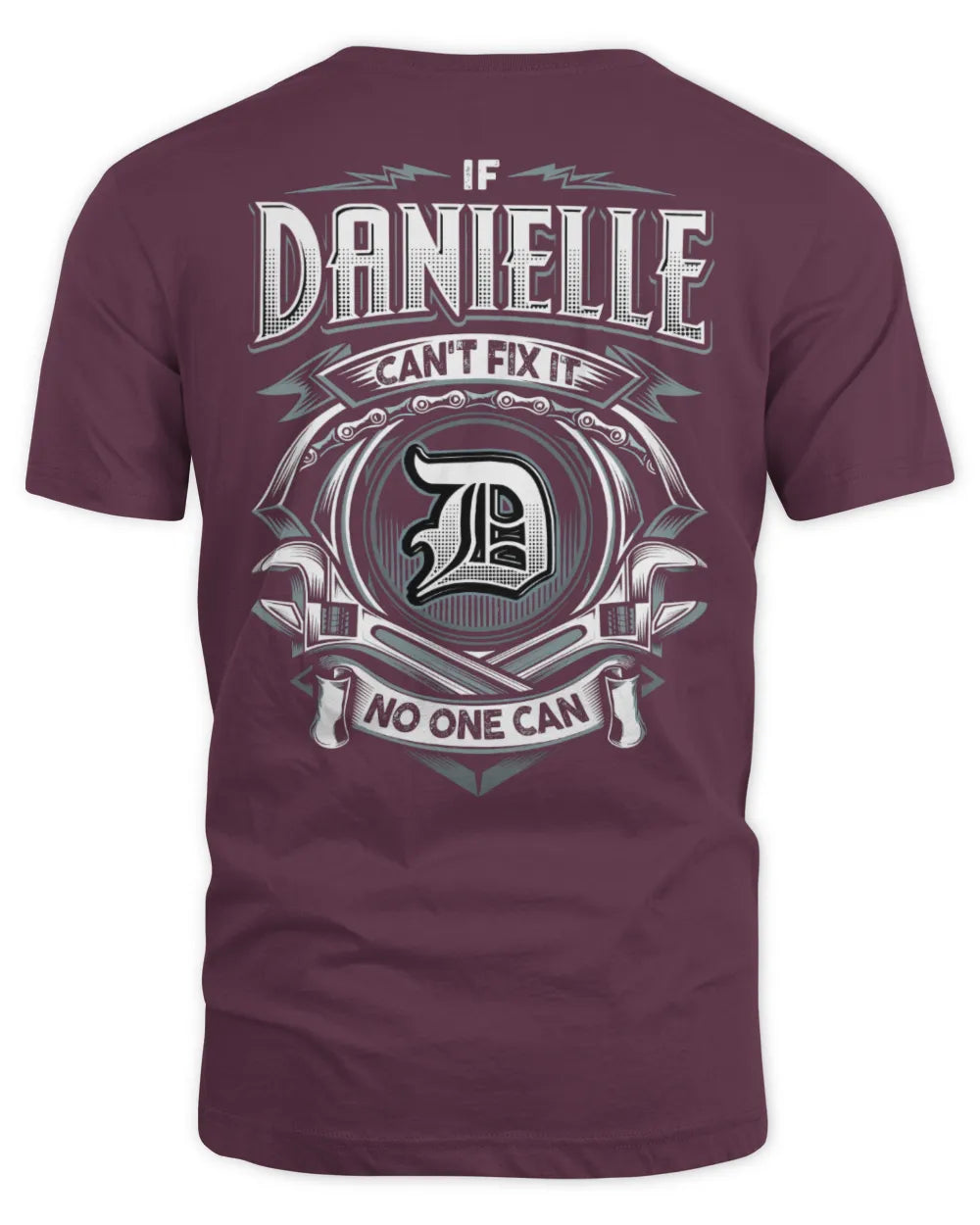 DANIELLE AP81-K4-626 - Personalized Ahmed Quote Apparel “If Ahmed Can't Fix It, No One Can” - Unisex Standard T-Shirt - Maroon
