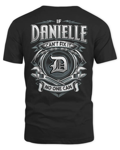 DANIELLE AP81-K4-626 - Personalized Ahmed Quote Apparel “If Ahmed Can't Fix It, No One Can” - Unisex Standard T-Shirt - Black