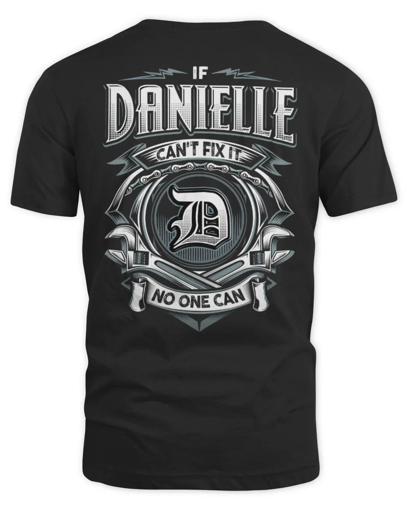 DANIELLE AP81-K4-626 - Personalized Ahmed Quote Apparel “If Ahmed Can't Fix It, No One Can” - Unisex Standard T-Shirt - Black