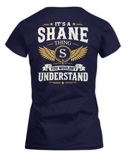 SHANE KT06-M008 It’s a [NAME] Thing – You Wouldn’t Understand | Personalized Vintage T-Shirt - Women's Standard T-Shirt - Navy