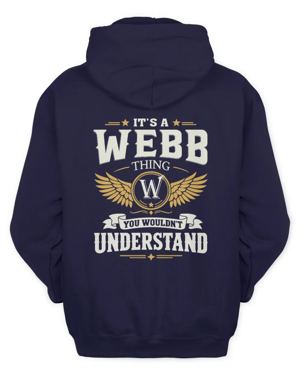 WEBB KT06-M008 It’s a [NAME] Thing – You Wouldn’t Understand | Personalized Vintage T-Shirt - Unisex Hoodie - Navy