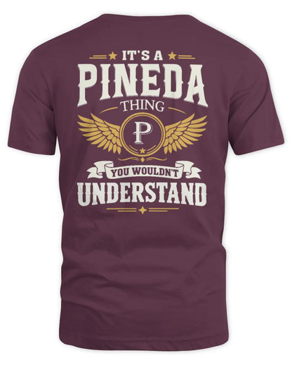 PINEDA KT06-M008 It’s a [NAME] Thing – You Wouldn’t Understand | Personalized Vintage T-Shirt - Unisex Standard T-Shirt - Maroon