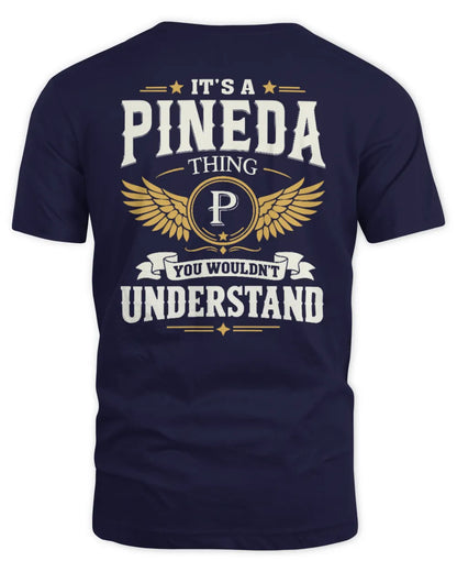 PINEDA KT06-M008 It’s a [NAME] Thing – You Wouldn’t Understand | Personalized Vintage T-Shirt - Unisex Standard T-Shirt - Navy