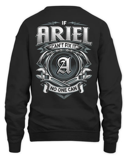 ARIEL AP81-K4-626 - Personalized Ahmed Quote Apparel “If Ahmed Can't Fix It, No One Can” - Unisex Sweatshirt - Black
