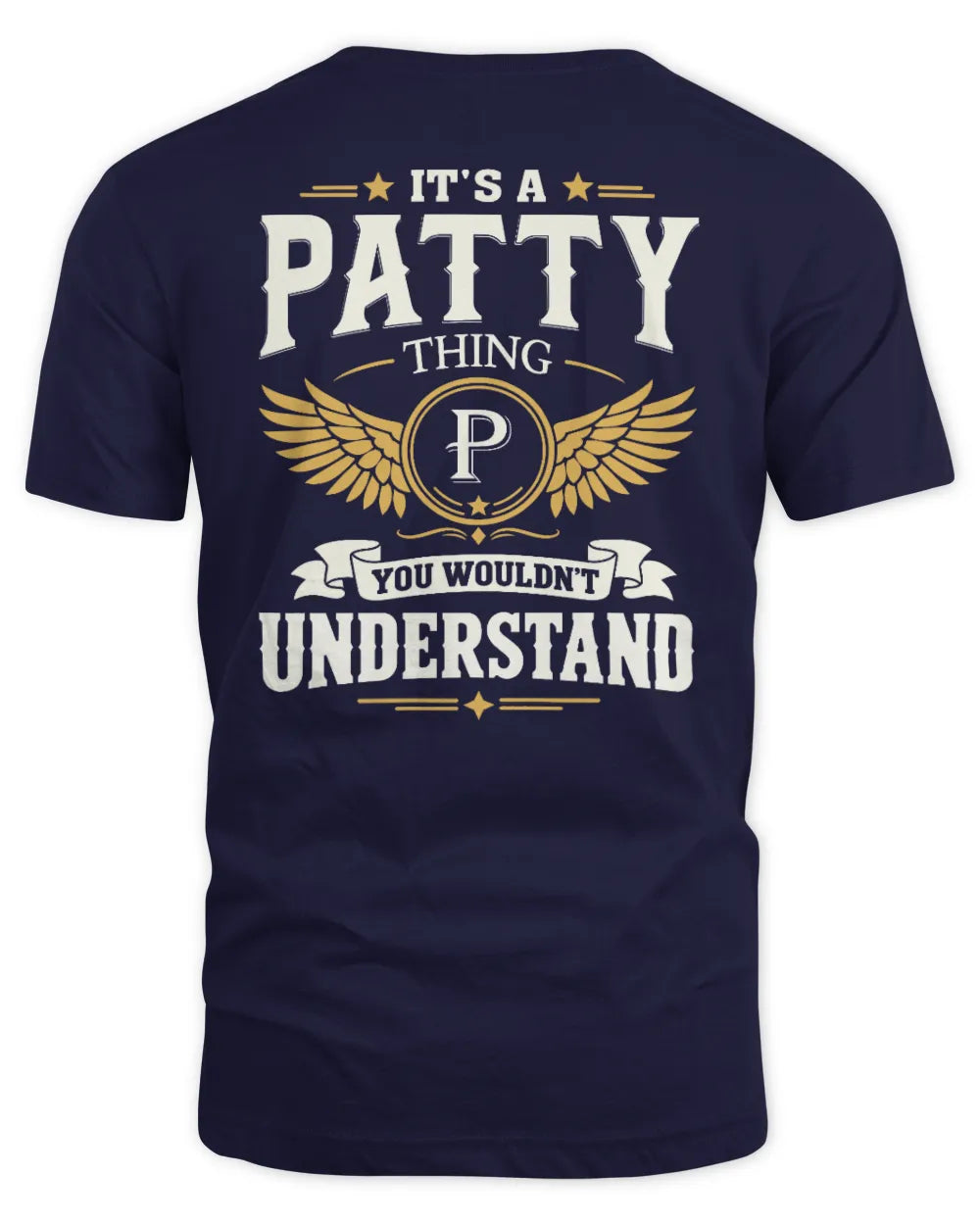 PATTY KT06-M008 It’s a [NAME] Thing – You Wouldn’t Understand | Personalized Vintage T-Shirt - Unisex Standard T-Shirt - Navy