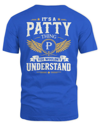 PATTY KT06-M008 It’s a [NAME] Thing – You Wouldn’t Understand | Personalized Vintage T-Shirt - Unisex Standard T-Shirt - Royal