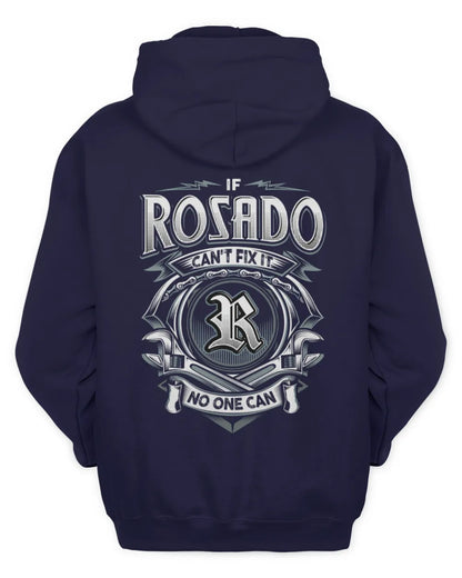 ROSADO AP81-K4-626 - Personalized Ahmed Quote Apparel “If Ahmed Can't Fix It, No One Can” - Unisex Hoodie - Navy