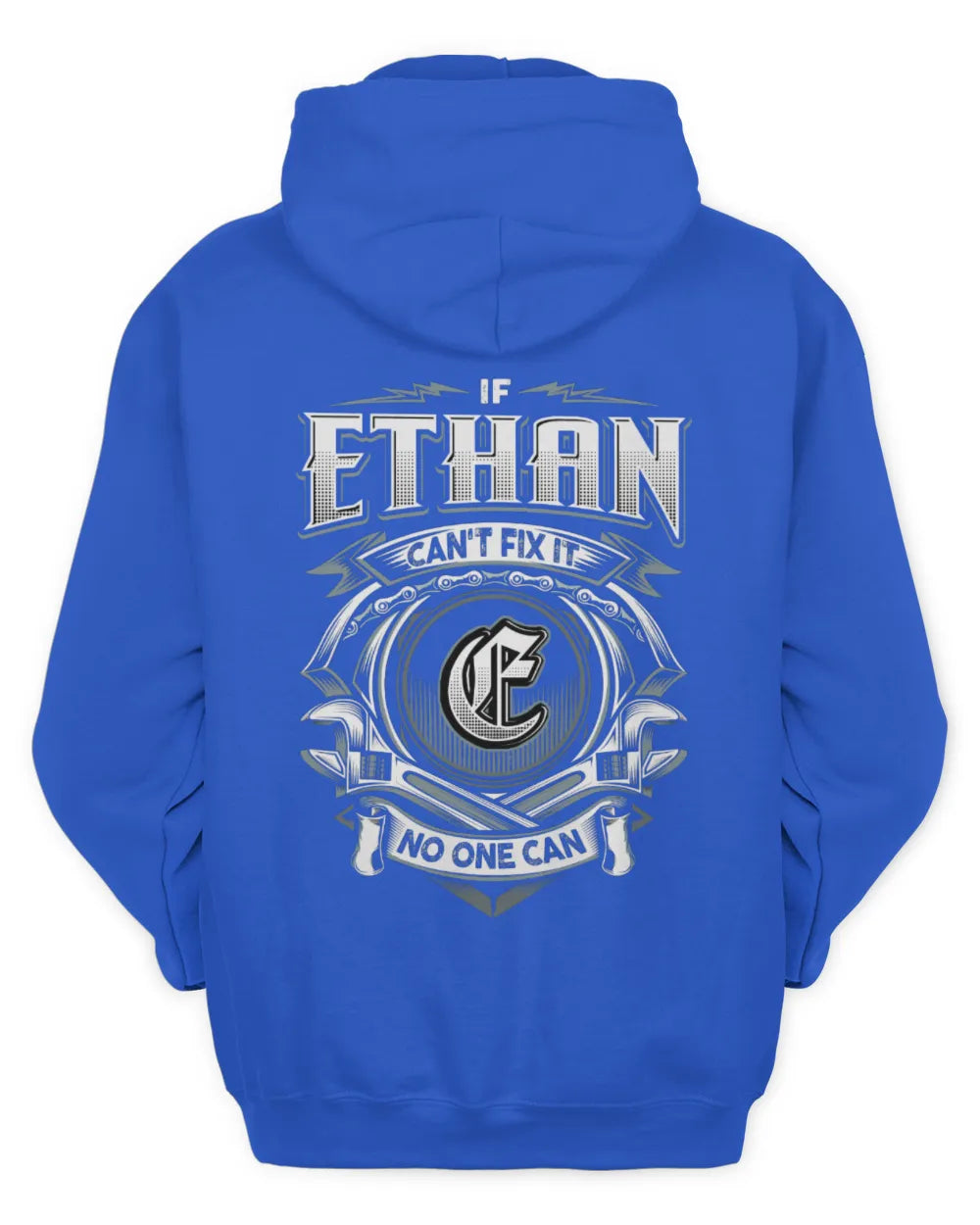 ETHAN AP81-K4-626 - Personalized Ahmed Quote Apparel “If Ahmed Can't Fix It, No One Can” - Unisex Hoodie - Royal