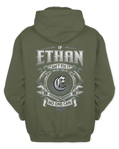 ETHAN AP81-K4-626 - Personalized Ahmed Quote Apparel “If Ahmed Can't Fix It, No One Can” - Unisex Hoodie - Military Green