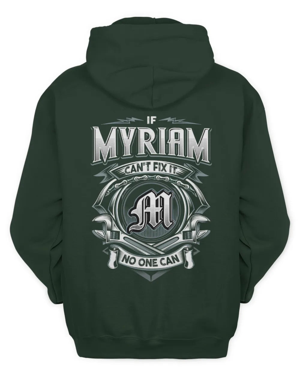 MYRIAM AP81-K4-626 - Personalized Ahmed Quote Apparel “If Ahmed Can't Fix It, No One Can” - Unisex Hoodie - Forest Green