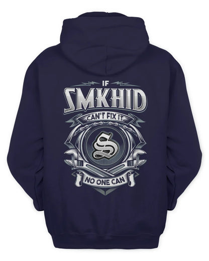 SMKHID AP81-K4-626 - Personalized Ahmed Quote Apparel “If Ahmed Can't Fix It, No One Can” - Unisex Hoodie - Navy