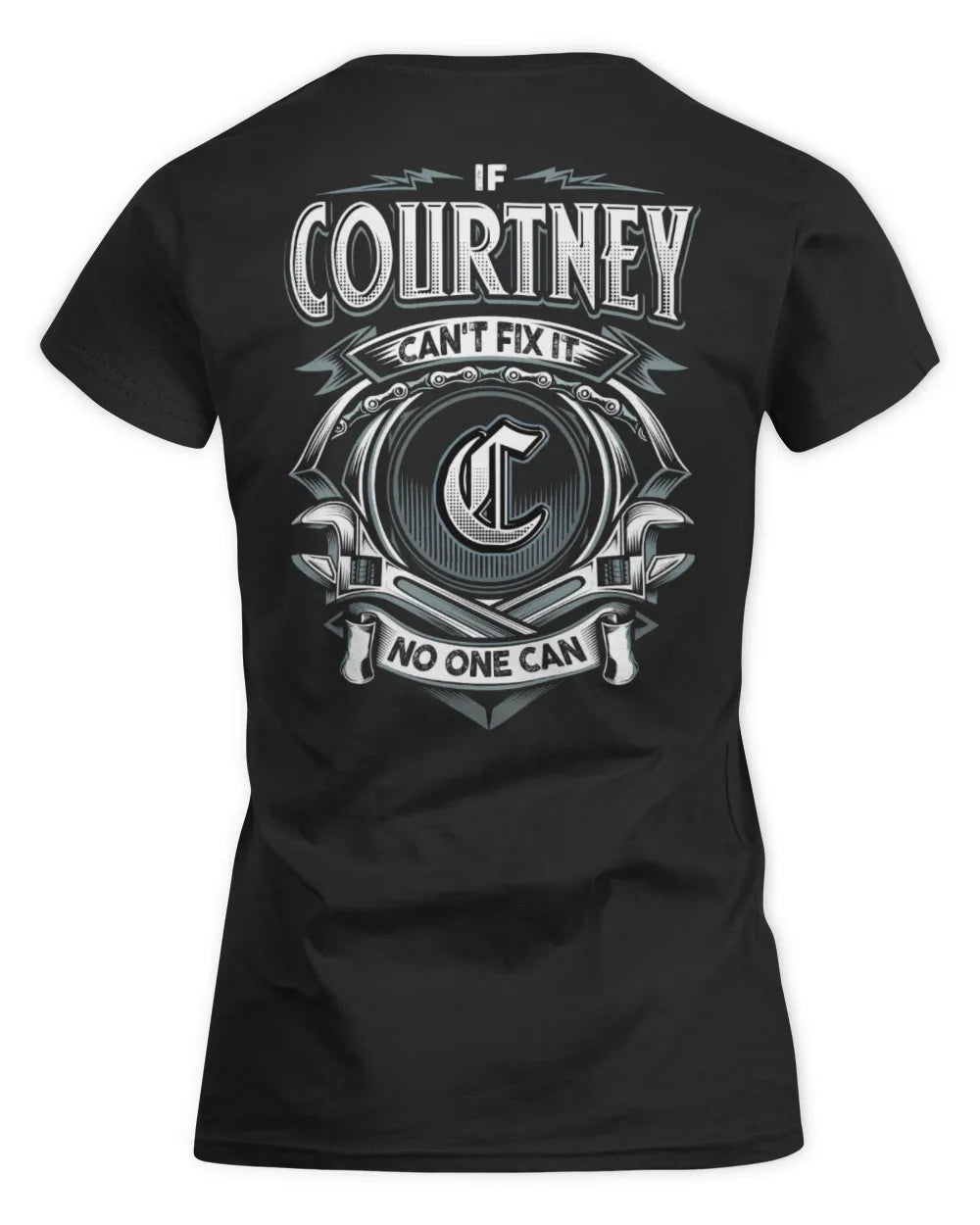COURTNEY AP81-K4-626 - Personalized Ahmed Quote Apparel “If Ahmed Can't Fix It, No One Can” - Women's Standard T-Shirt - Black