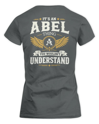 ABEL KT06-M008 It’s a [NAME] Thing – You Wouldn’t Understand | Personalized Vintage T-Shirt - Women's Standard T-Shirt - Charcoal
