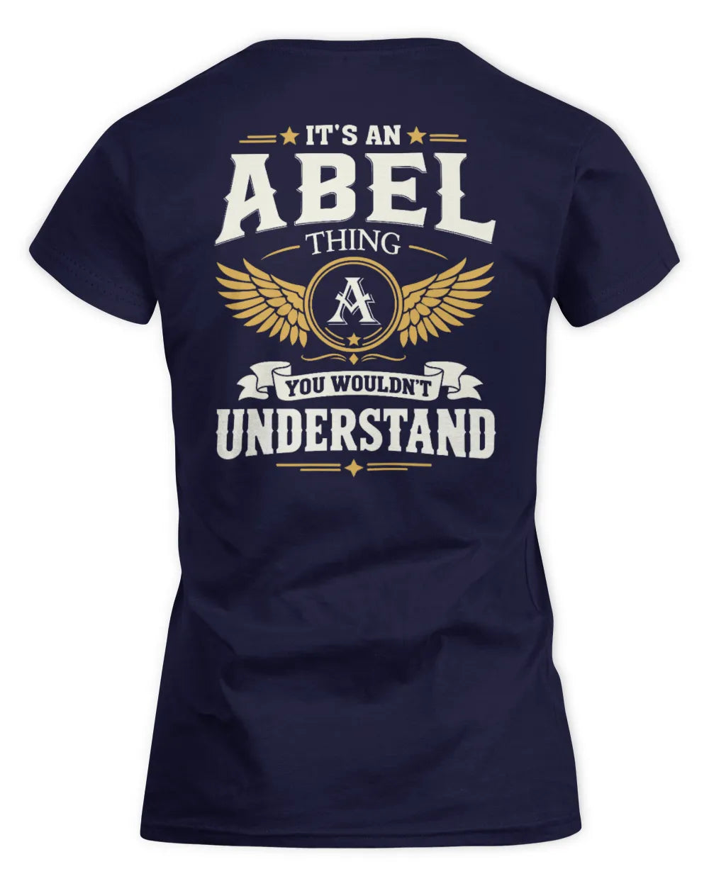 ABEL KT06-M008 It’s a [NAME] Thing – You Wouldn’t Understand | Personalized Vintage T-Shirt - Women's Standard T-Shirt - Navy