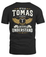 TOMAS KT06-M008 It’s a [NAME] Thing – You Wouldn’t Understand | Personalized Vintage T-Shirt - Unisex Standard T-Shirt - Black