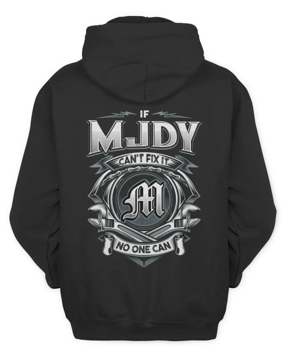 MJDY AP81-K4-626 - Personalized Ahmed Quote Apparel “If Ahmed Can't Fix It, No One Can” - Unisex Hoodie - Black