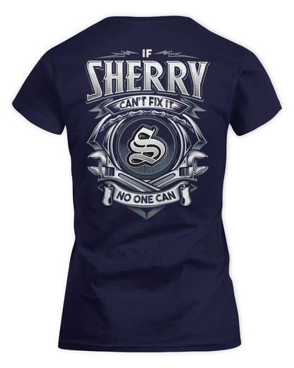 SHERRY AP81-K4-626 - Personalized Ahmed Quote Apparel “If Ahmed Can't Fix It, No One Can” - Women's Standard T-Shirt - Navy