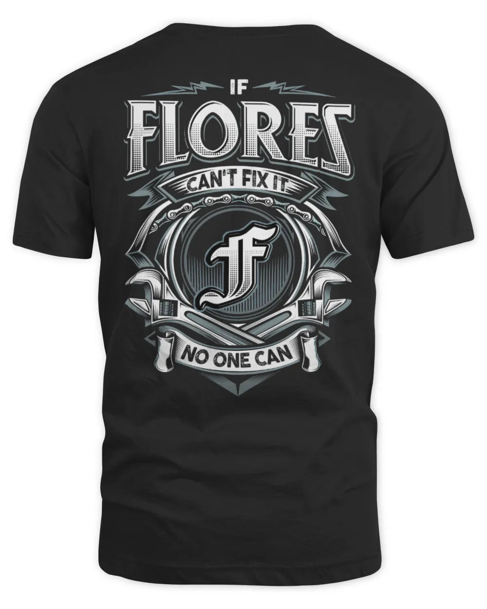 FLORES AP81-K4-626 - Personalized Ahmed Quote Apparel “If Ahmed Can't Fix It, No One Can” - Unisex Standard T-Shirt - Black