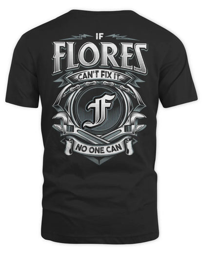 FLORES AP81-K4-626 - Personalized Ahmed Quote Apparel “If Ahmed Can't Fix It, No One Can” - Unisex Standard T-Shirt - Black