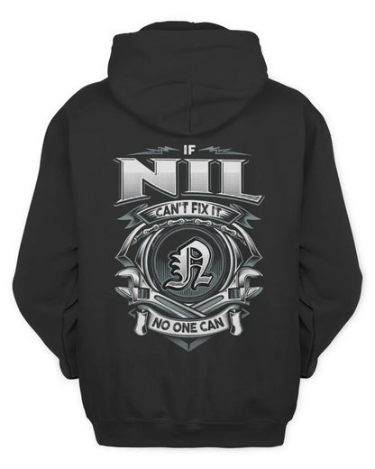 NIL AP81-K4-626 - Personalized Ahmed Quote Apparel “If Ahmed Can't Fix It, No One Can” - Unisex Hoodie - Black
