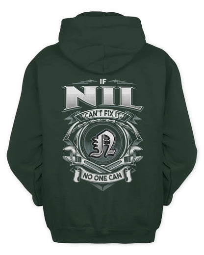 NIL AP81-K4-626 - Personalized Ahmed Quote Apparel “If Ahmed Can't Fix It, No One Can” - Unisex Hoodie - Forest Green