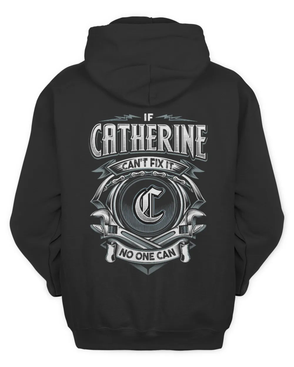 CATHERINE AP81-K4-626 - Personalized Ahmed Quote Apparel “If Ahmed Can't Fix It, No One Can” - Unisex Hoodie - Black