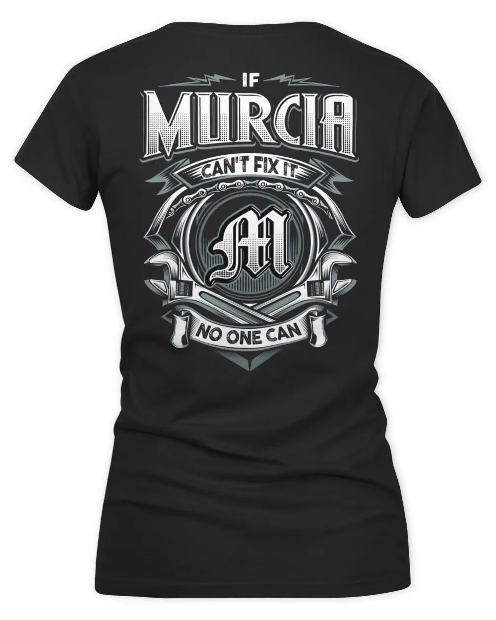 MURCIA AP81-K4-626 - Personalized Ahmed Quote Apparel “If Ahmed Can't Fix It, No One Can” - Women's V-Neck T-Shirt - Black