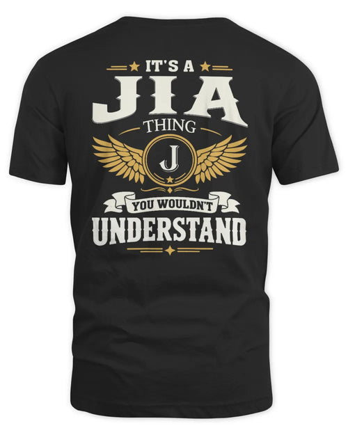 JIA KT06-M008 It’s a [NAME] Thing – You Wouldn’t Understand | Personalized Vintage T-Shirt - Unisex Standard T-Shirt - Black