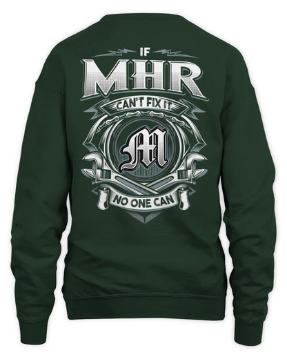 MHR AP81-K4-626 - Personalized Ahmed Quote Apparel “If Ahmed Can't Fix It, No One Can” - Unisex Sweatshirt - Forest Green