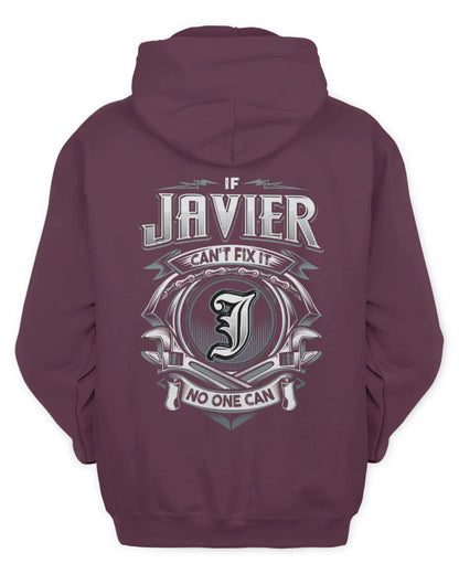 JAVIER AP81-K4-626 - Personalized Ahmed Quote Apparel “If Ahmed Can't Fix It, No One Can” - Unisex Hoodie - Maroon