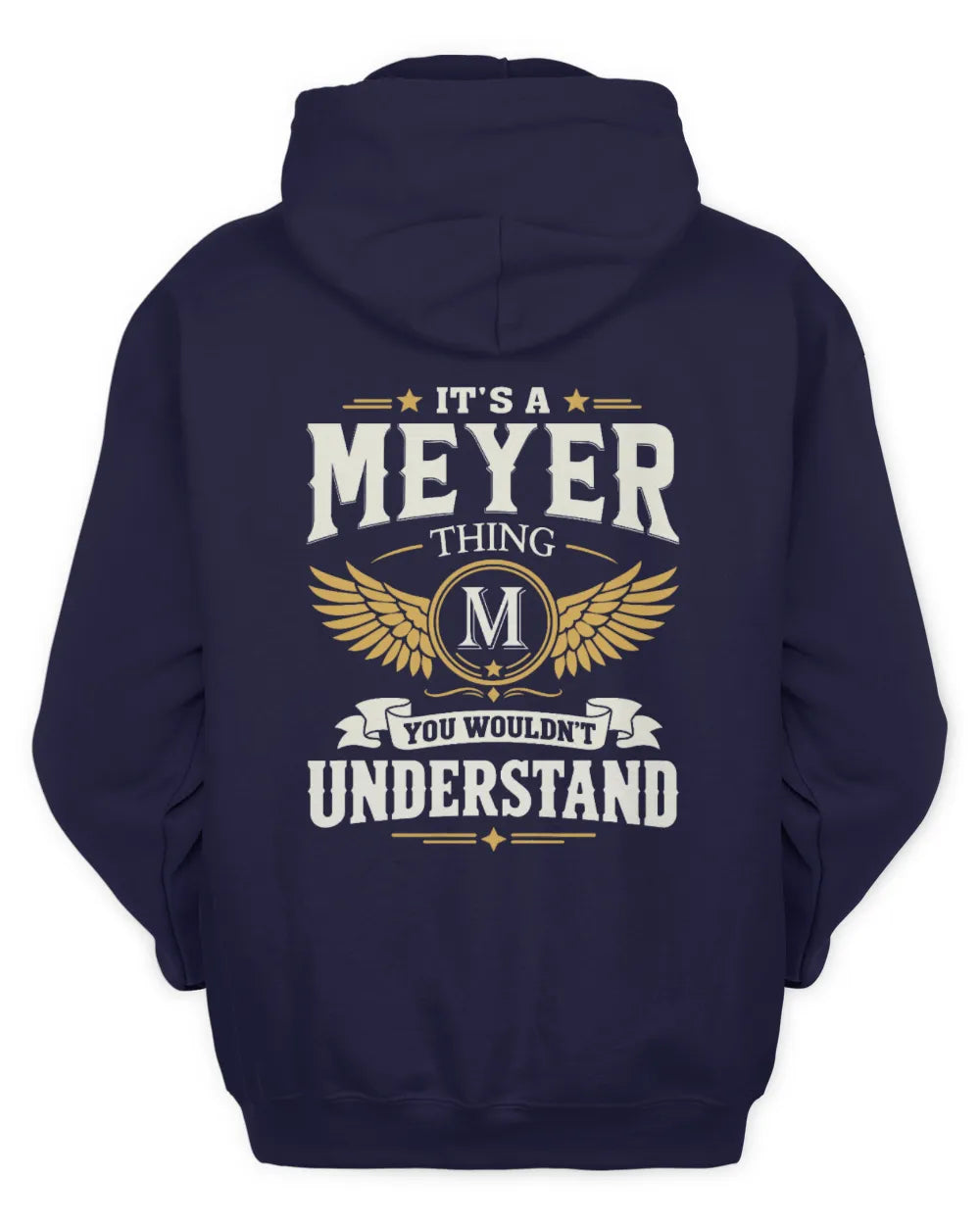 MEYER KT06-M008 It’s a [NAME] Thing – You Wouldn’t Understand | Personalized Vintage T-Shirt - Unisex Hoodie - Navy