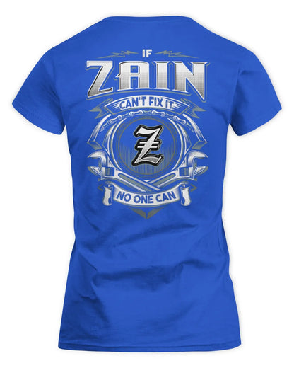 ZAIN AP81-K4-626 - Personalized Ahmed Quote Apparel “If Ahmed Can't Fix It, No One Can” - Women's Standard T-Shirt - Royal