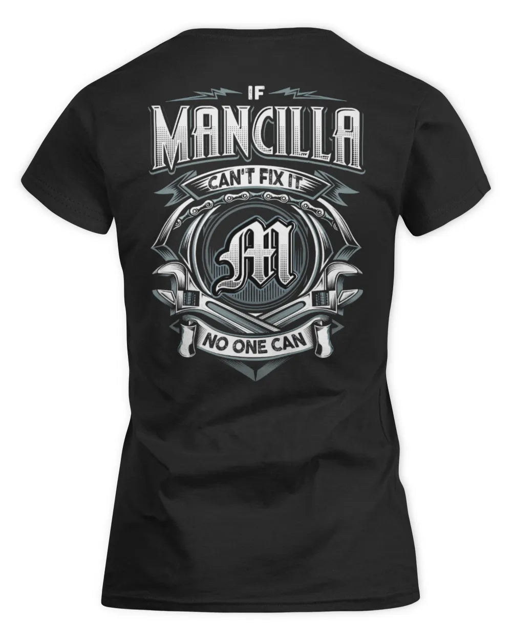MANCILLA AP81-K4-626 - Personalized Ahmed Quote Apparel “If Ahmed Can't Fix It, No One Can” - Women's Standard T-Shirt - Black