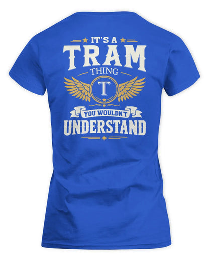 TRAM KT06-M008 It’s a [NAME] Thing – You Wouldn’t Understand | Personalized Vintage T-Shirt - Women's Standard T-Shirt - Royal