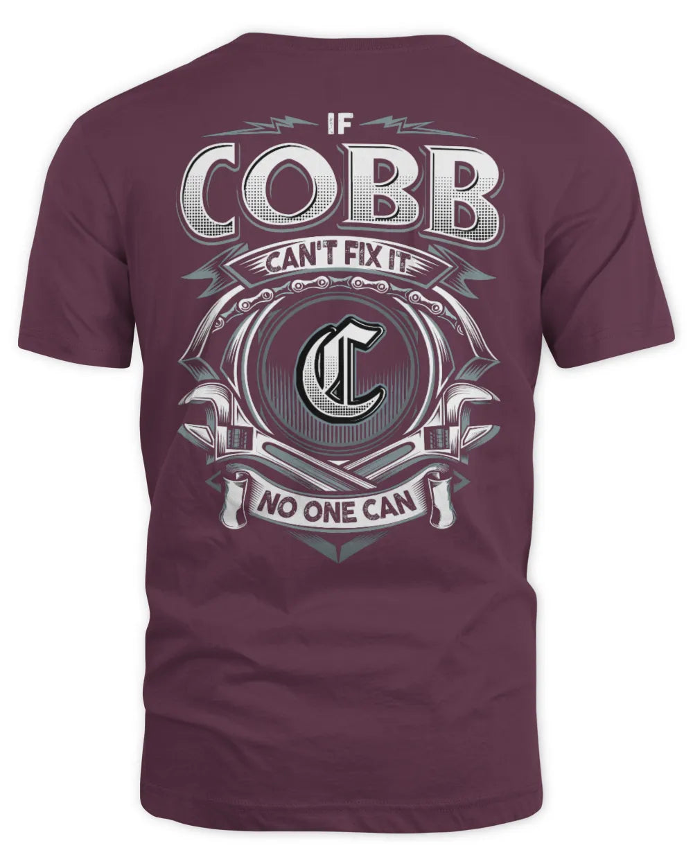 COBB AP81-K4-626 - Personalized Ahmed Quote Apparel “If Ahmed Can't Fix It, No One Can” - Unisex Standard T-Shirt - Maroon