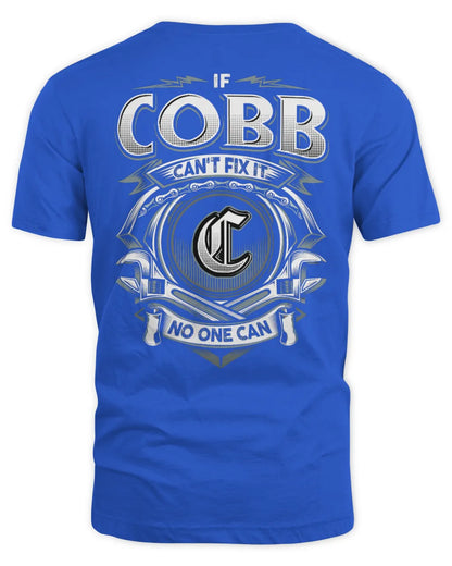 COBB AP81-K4-626 - Personalized Ahmed Quote Apparel “If Ahmed Can't Fix It, No One Can” - Unisex Standard T-Shirt - Royal