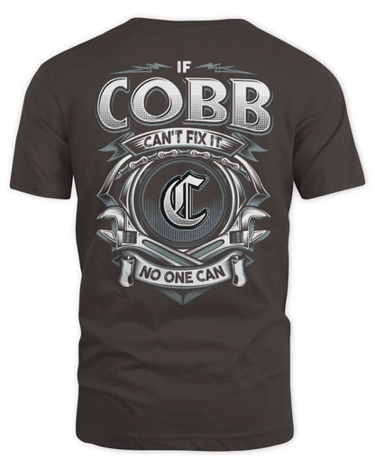COBB AP81-K4-626 - Personalized Ahmed Quote Apparel “If Ahmed Can't Fix It, No One Can” - Unisex Standard T-Shirt - Dark Chocolate
