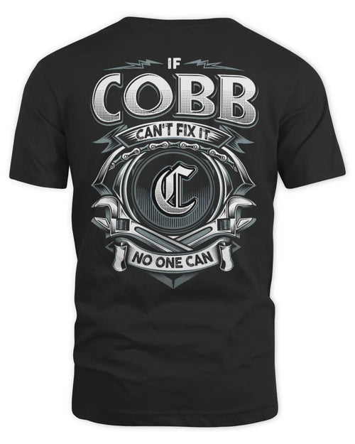 COBB AP81-K4-626 - Personalized Ahmed Quote Apparel “If Ahmed Can't Fix It, No One Can” - Unisex Standard T-Shirt - Black