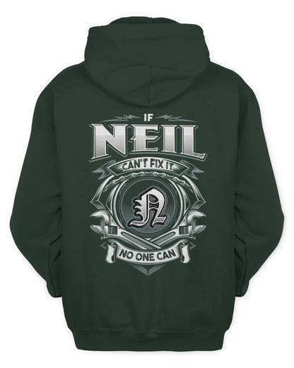 NEIL AP81-K4-626 - Personalized Ahmed Quote Apparel “If Ahmed Can't Fix It, No One Can” - Unisex Hoodie - Forest Green
