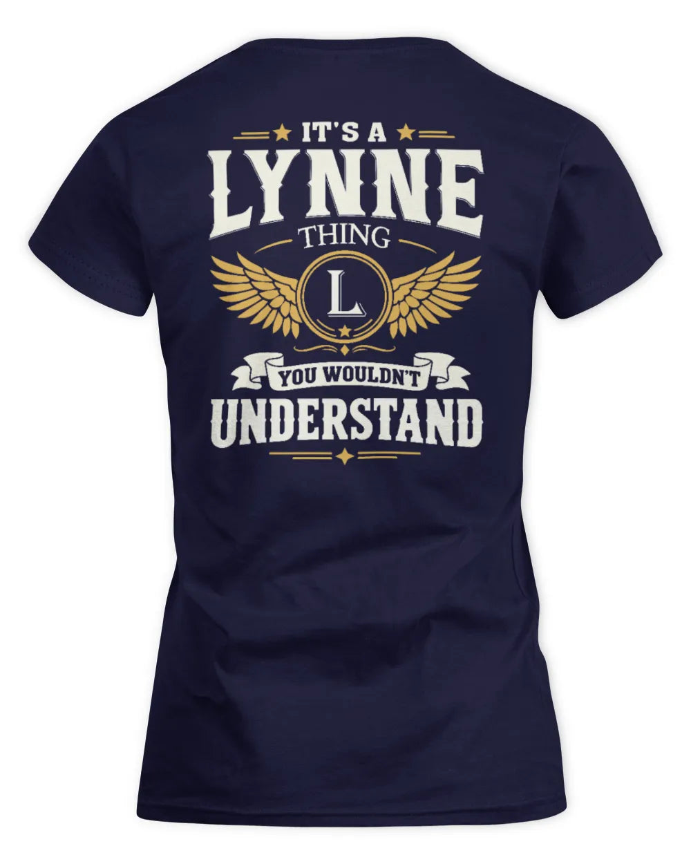 LYNNE KT06-M008 It’s a [NAME] Thing – You Wouldn’t Understand | Personalized Vintage T-Shirt - Women's Standard T-Shirt - Navy