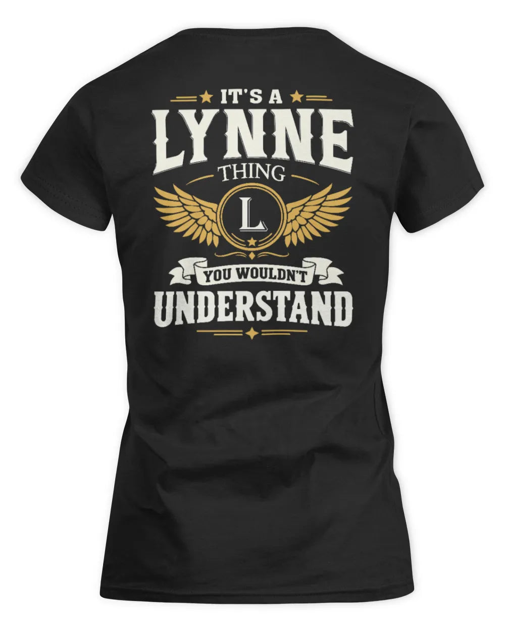 LYNNE KT06-M008 It’s a [NAME] Thing – You Wouldn’t Understand | Personalized Vintage T-Shirt - Women's Standard T-Shirt - Black