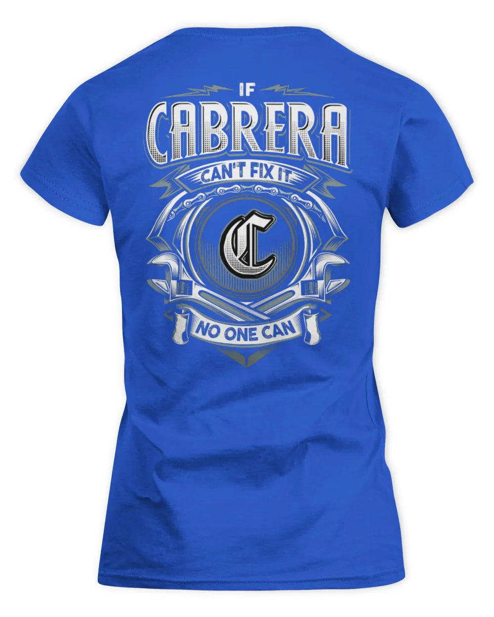 CABRERA AP81-K4-626 - Personalized Ahmed Quote Apparel “If Ahmed Can't Fix It, No One Can” - Women's Standard T-Shirt - Royal