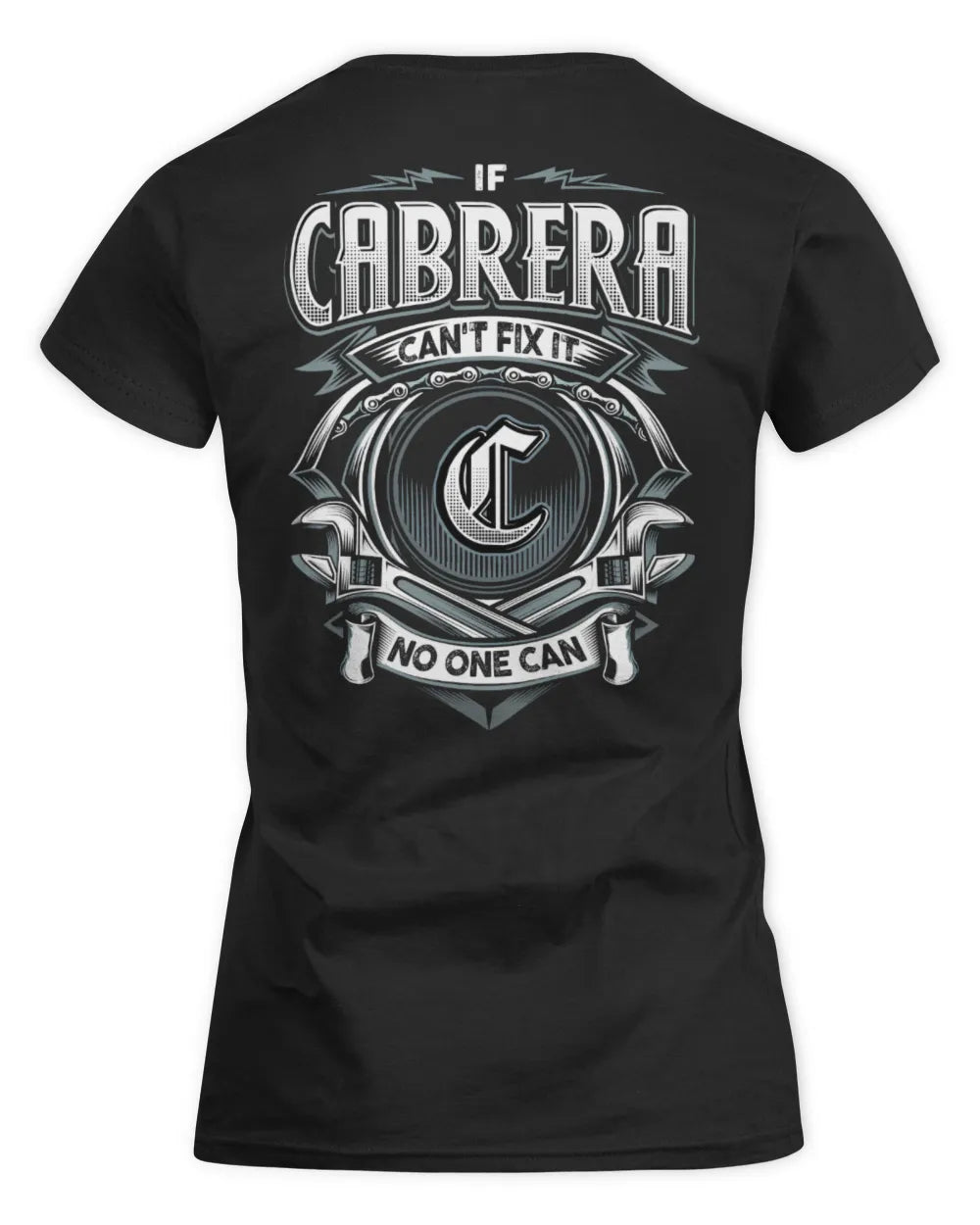 CABRERA AP81-K4-626 - Personalized Ahmed Quote Apparel “If Ahmed Can't Fix It, No One Can” - Women's Standard T-Shirt - Black