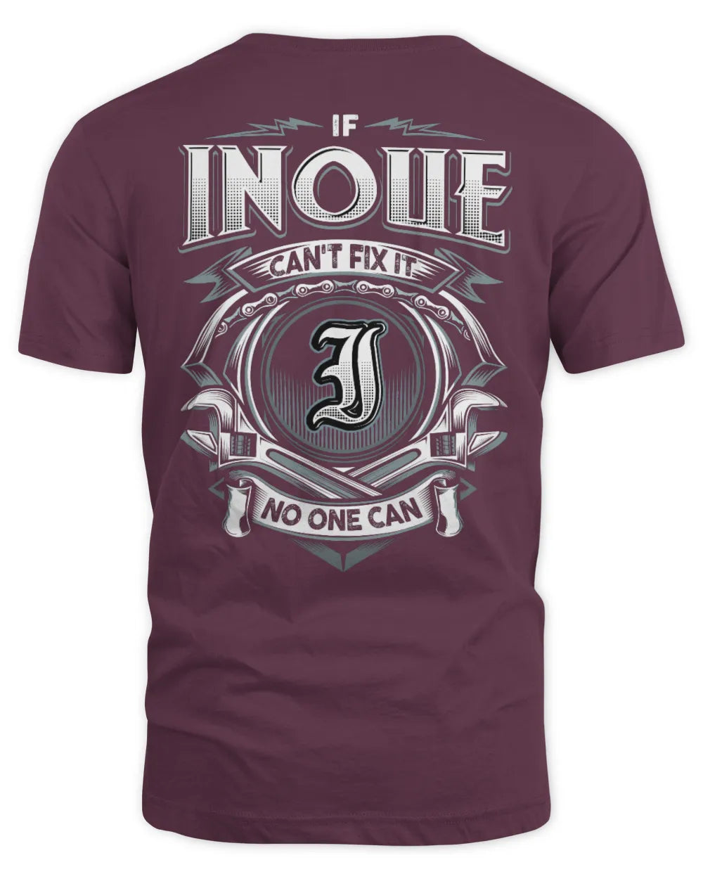 INOUE AP81-K4-626 - Personalized Ahmed Quote Apparel “If Ahmed Can't Fix It, No One Can” - Unisex Standard T-Shirt - Maroon