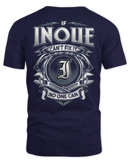 INOUE AP81-K4-626 - Personalized Ahmed Quote Apparel “If Ahmed Can't Fix It, No One Can” - Unisex Standard T-Shirt - Navy