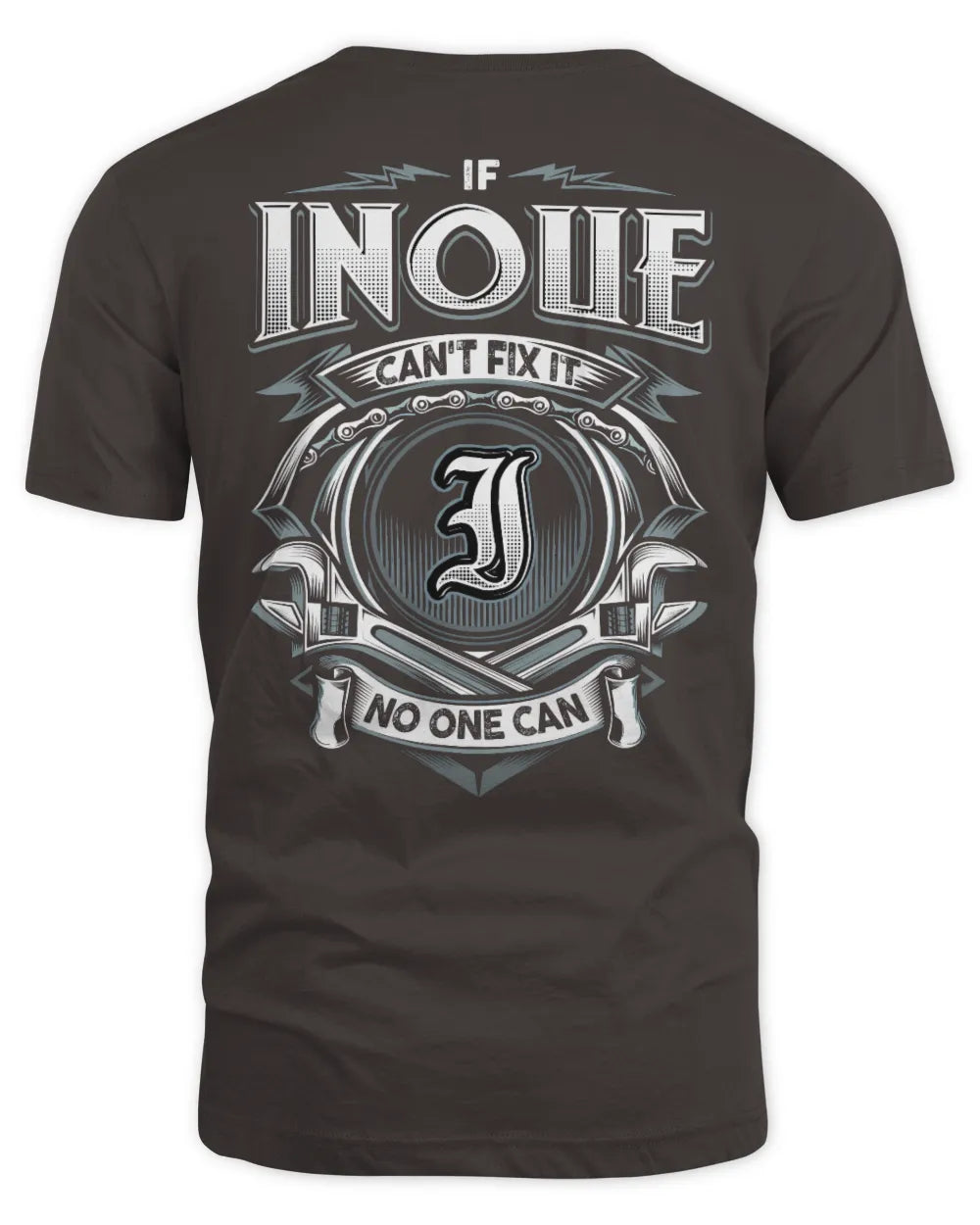 INOUE AP81-K4-626 - Personalized Ahmed Quote Apparel “If Ahmed Can't Fix It, No One Can” - Unisex Standard T-Shirt - Dark Chocolate